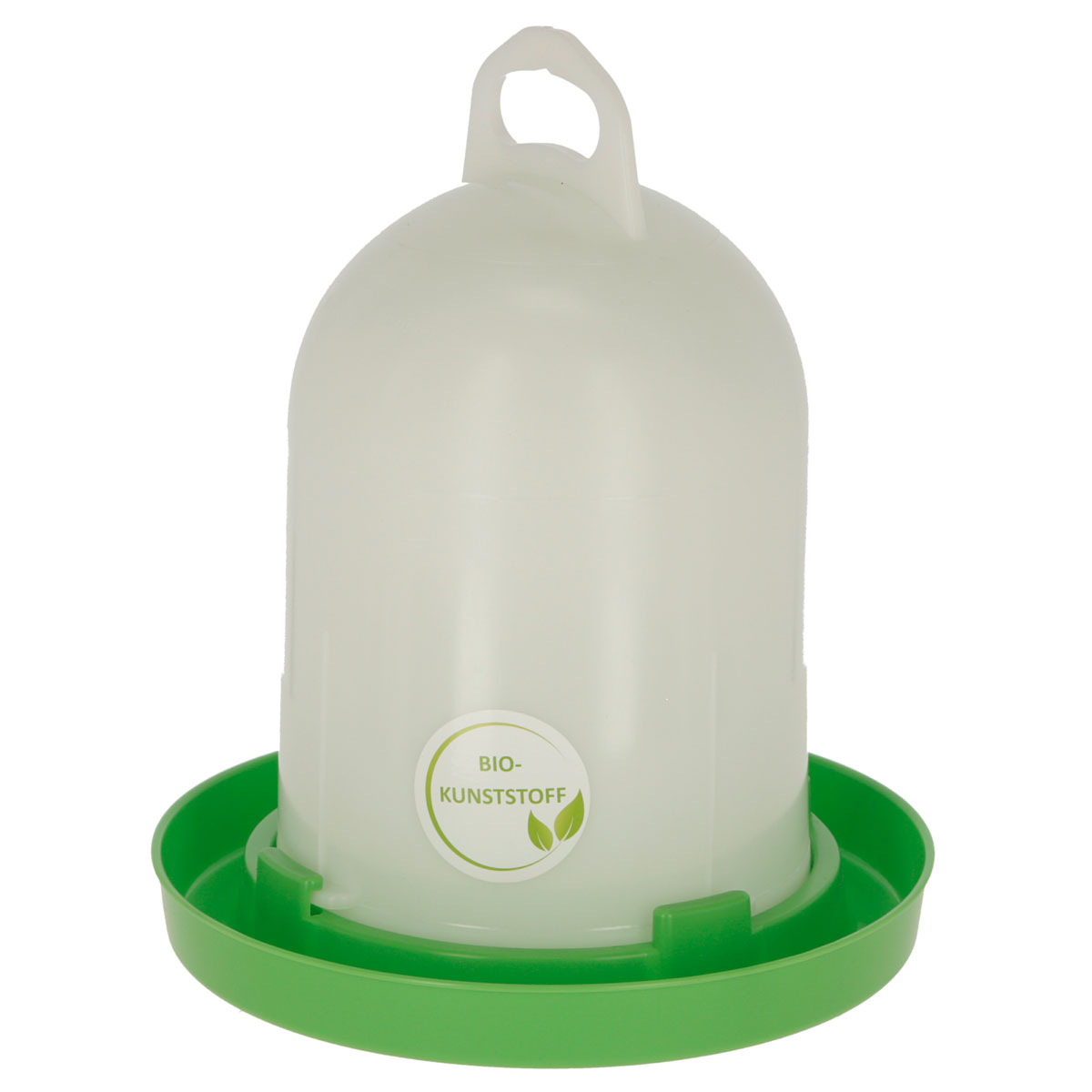 Bio-Kunststofftränke 5,5 L weiß-grün | 5,5 | 529136