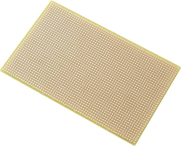 TRU COMPONENTS SU527427 Europlatine Epoxyd (L x B) 160 mm x 100 mm 35 µm Rastermaß 2.54 mm Inhalt 1 St.