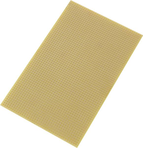TRU COMPONENTS SU527777 Europlatine Epoxyd (L x B) 160 mm x 100 mm 35 µm Rastermaß 2.54 mm Inhalt 1 St.