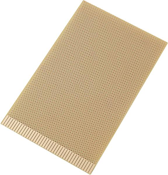 TRU COMPONENTS SU527661 Europlatine Hartpapier (L x B) 160 mm x 100 mm 35 µm Rastermaß 2.54 mm Inhalt 1 St.