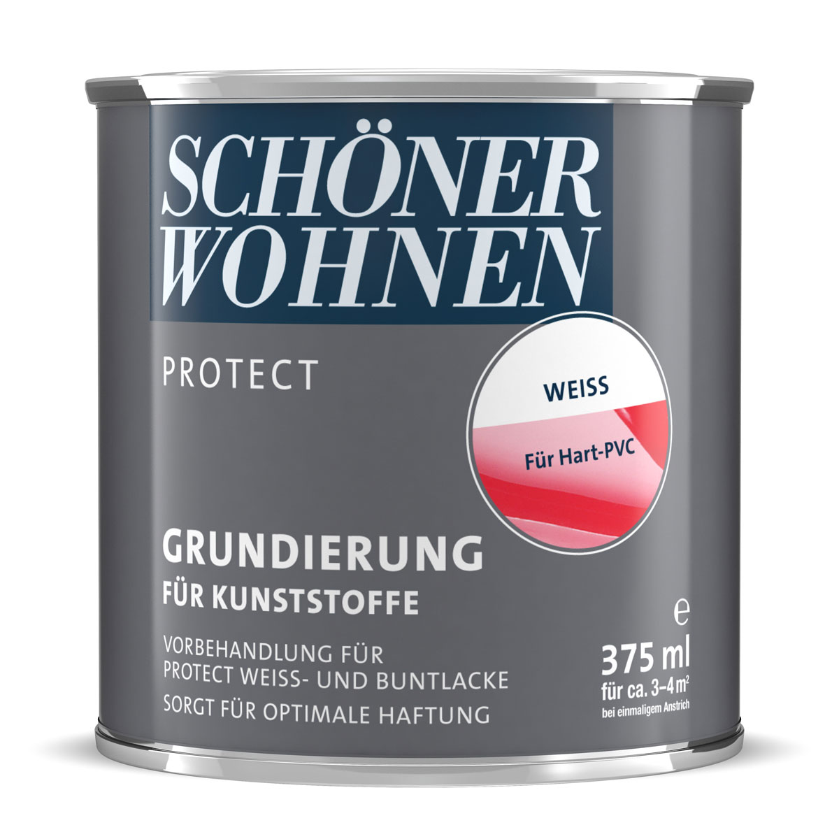Schöner Wohnen Farbe Grundierung Protect für Kunststoff weiß 375 ml | 375 | 533012