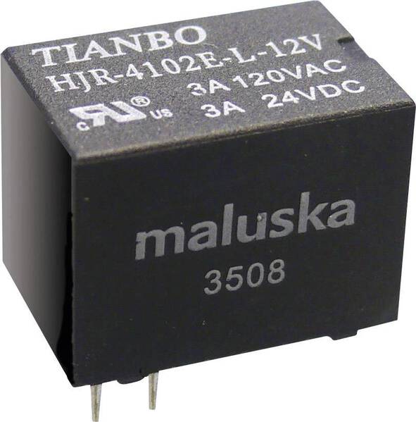 Tianbo Electronics HJR-4102-L-05VDC-S-Z Printrelais 5 V/DC 5 A 1 Wechsler 1 St.