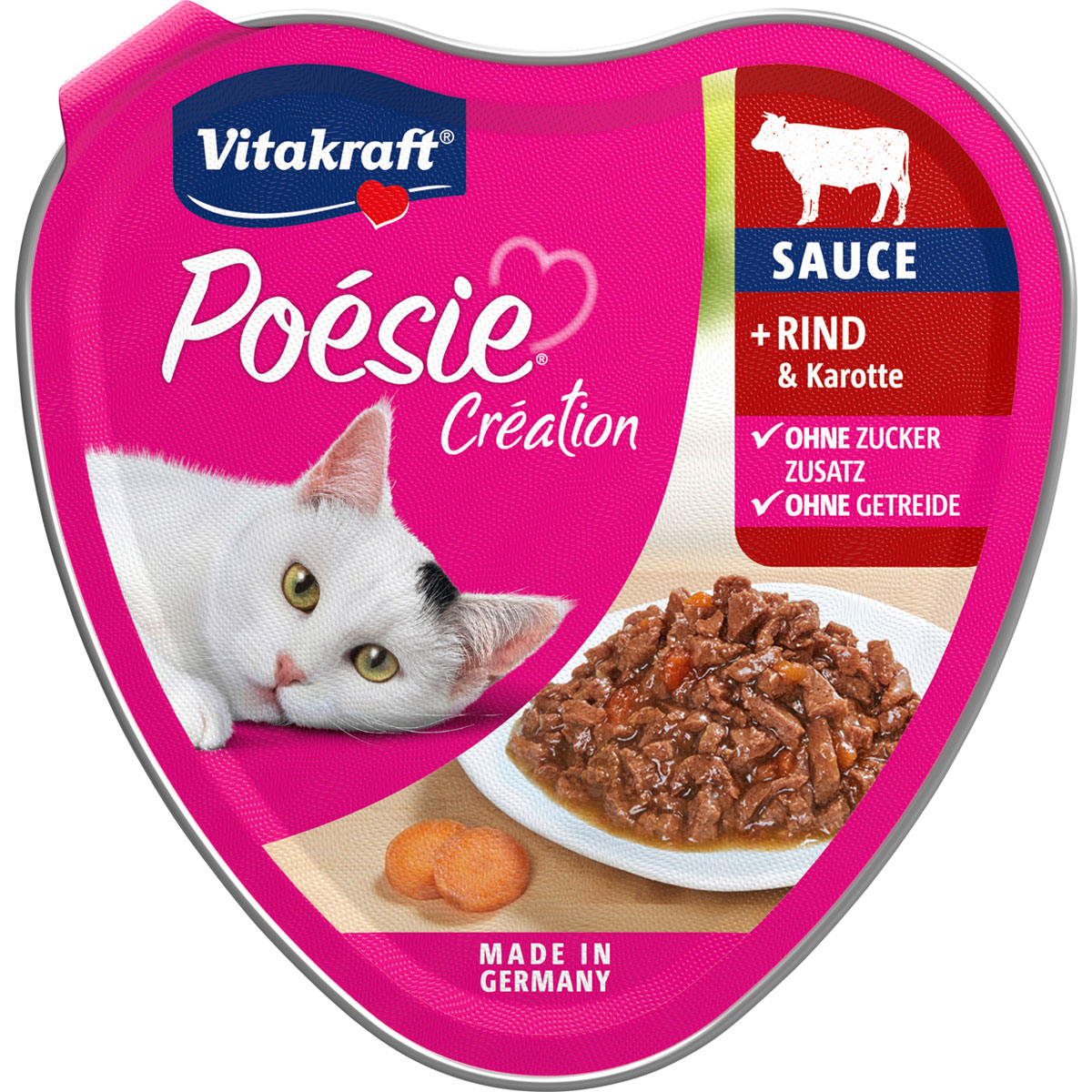 Poésie Sauce Rind und Karotte 85g Schale | 64383