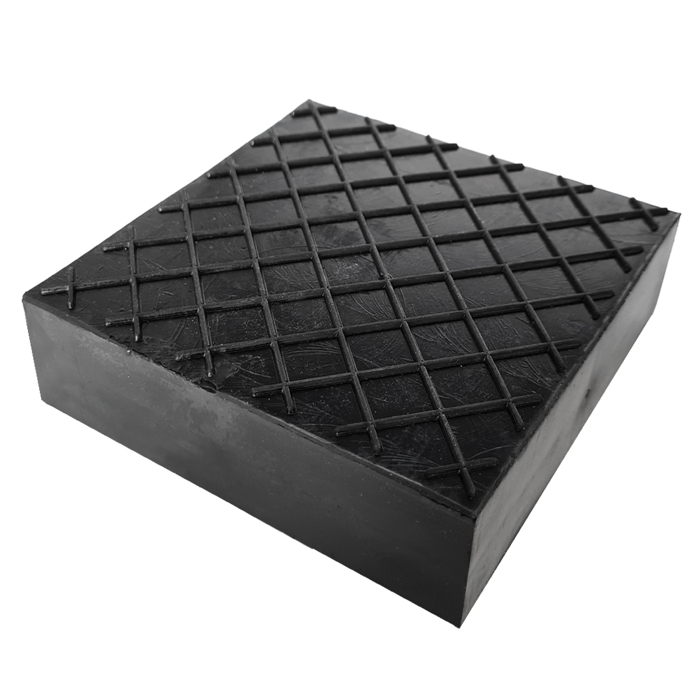 Gummiblock, Vollmaterial, Oberflächenstruktur » 120 x 120 x 35 mm