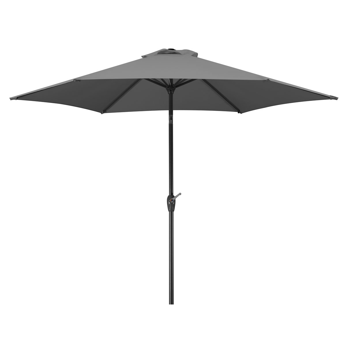 Schneider Schirme Gartenschirm Napoli Durchmesser 270 cm anthrazitgrau | anthrazit | 73878