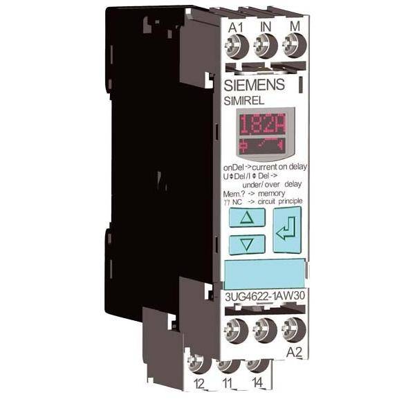 Überwachungsrelais 24, 24 - 240, 240 V/DC, V/AC 1 Wechsler Siemens 3UG4622-1AW30 1 St.