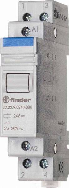 Finder 22.22.9.012.4000 Industrierelais Nennspannung: 12 V/DC Schaltstrom (max.): 20 A 2 Schließer 1 St.