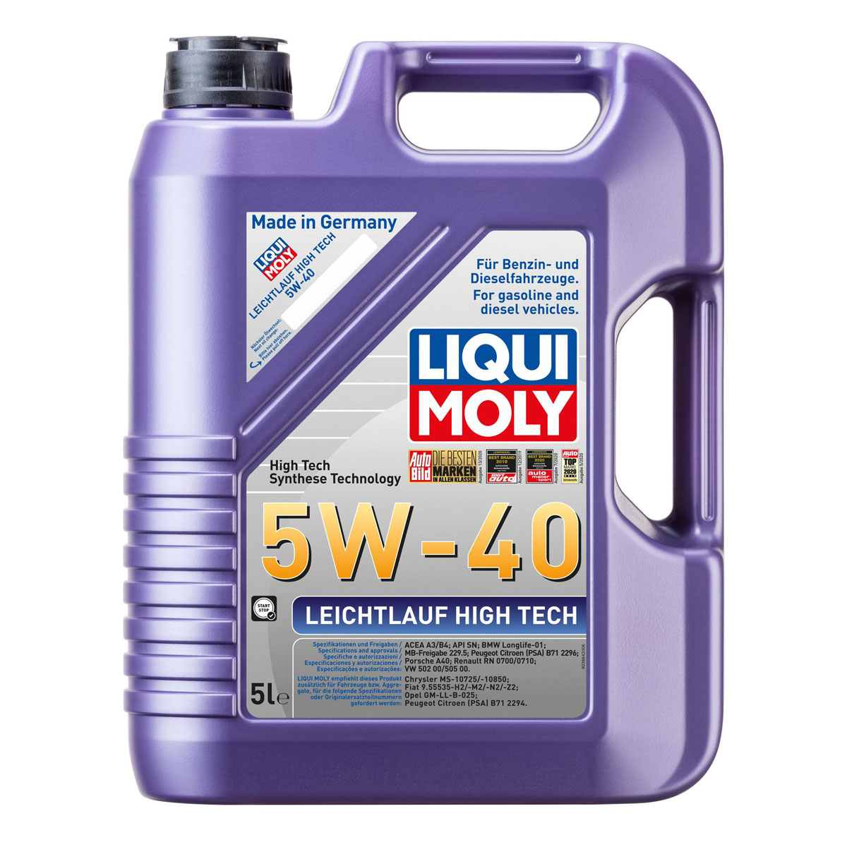 Liqui Moly Leichtlauf-Motor-Öl High Tec 5W-40 5 L | 5L | 815669