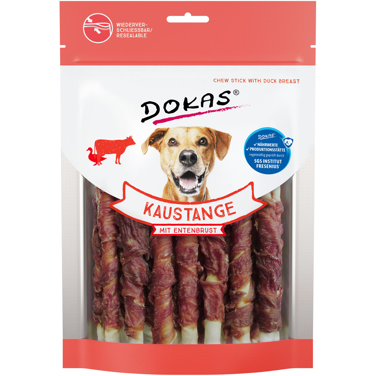 Dokas  Snack Kaustange mit Entenbrust 200g | 867613
