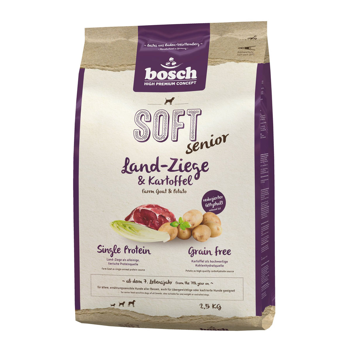 bosch high premium concept  Soft Senior Ziege Kartoffel 2,5kg | 868420