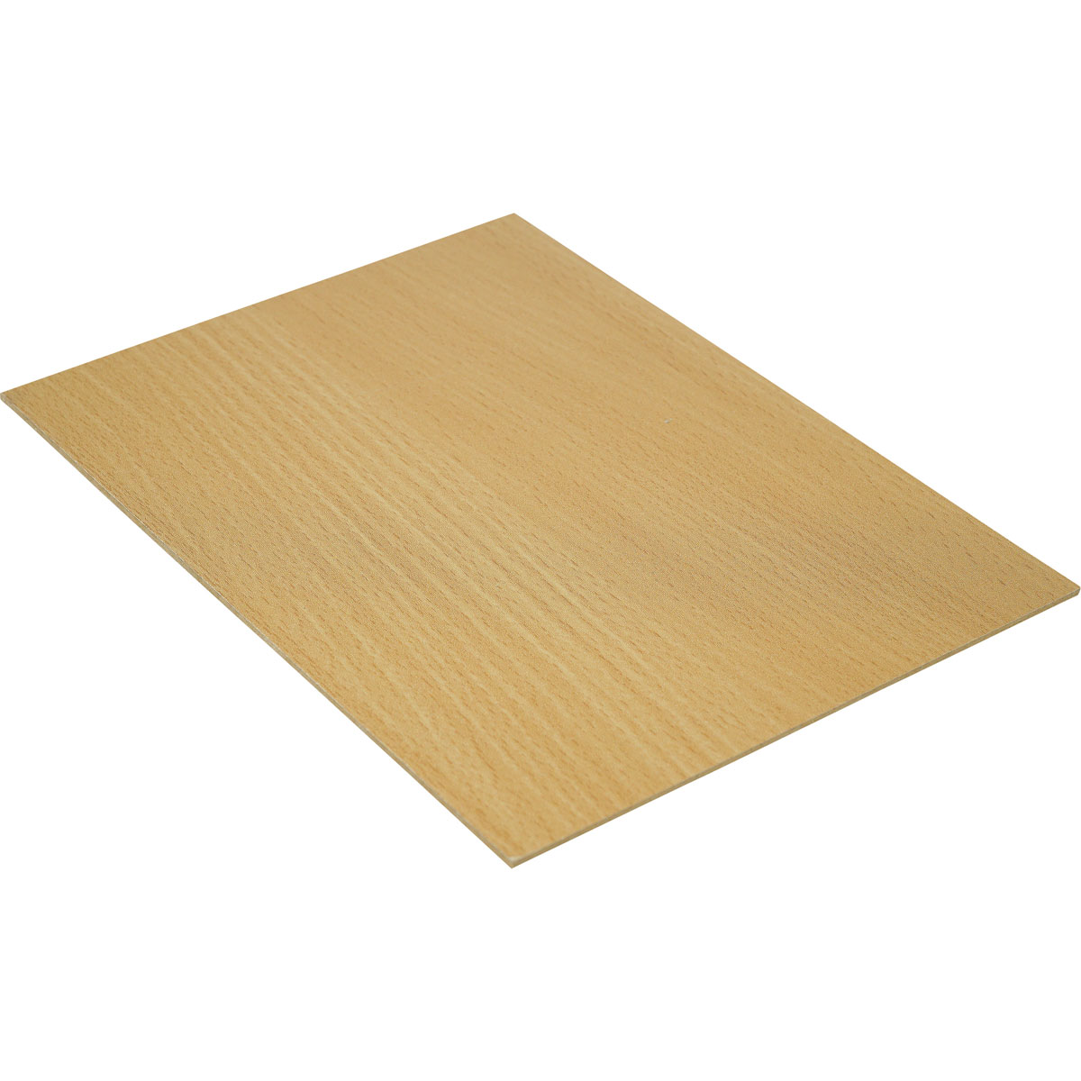 Fixmaßzuschnitt Dünn MDF Buche 3 mm 1200 x 600 x 3mm | 919422