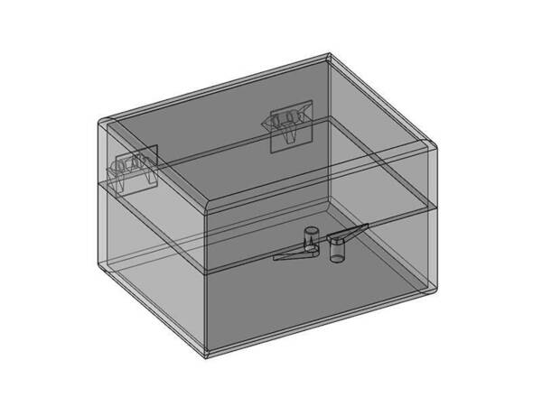 TEKO SP 2015.0 Leergehäuse 56.5 x 52 x 37 Polystyrol Transparent 1 St.