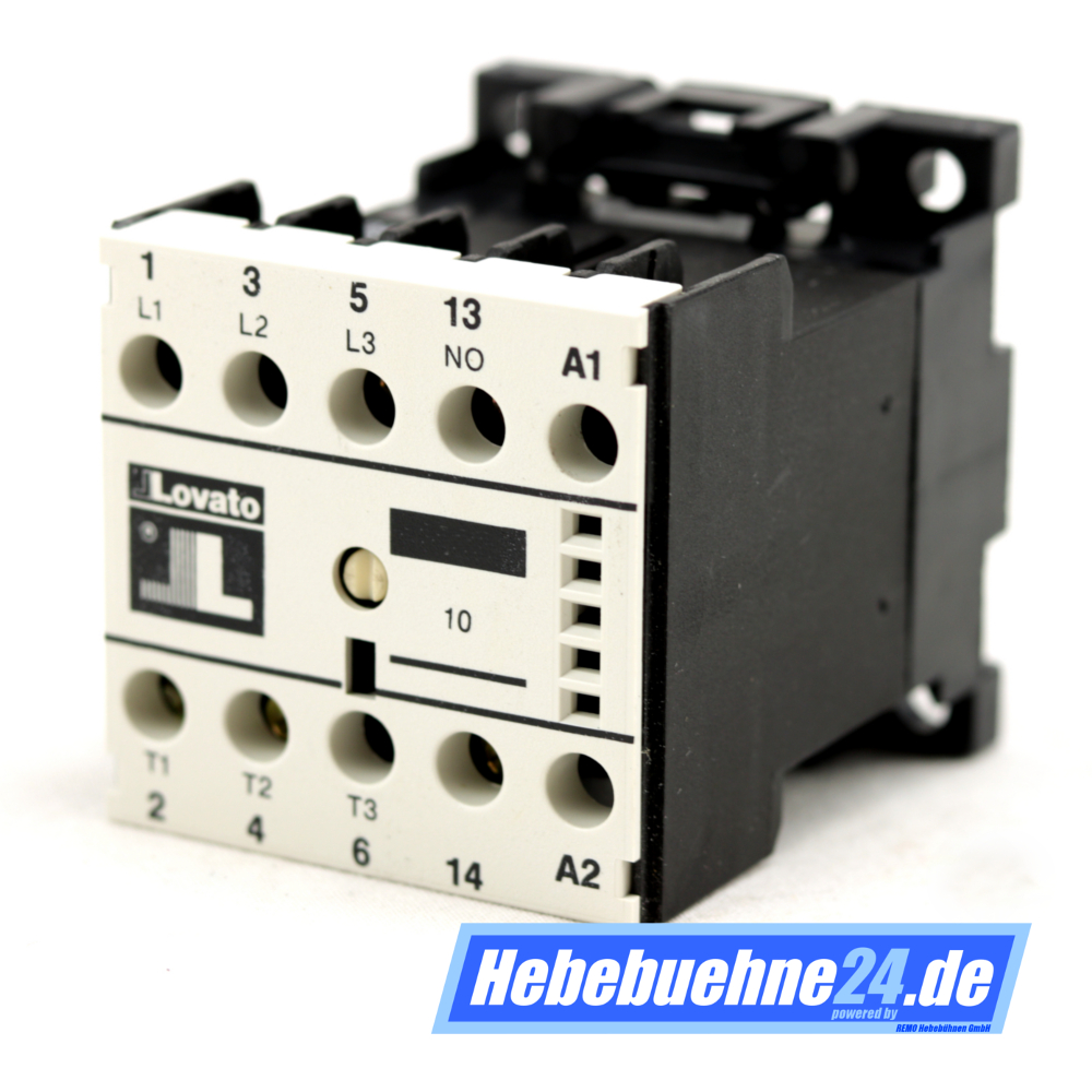 Universal-Schütz, 24 V, 4 kW, eckige Form passend für Hebebühne